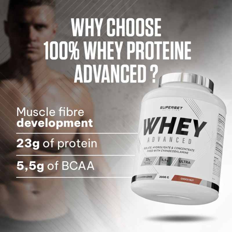 100% Whey Proteine Advanced (2 kg) - Protein - Superset Nutrition